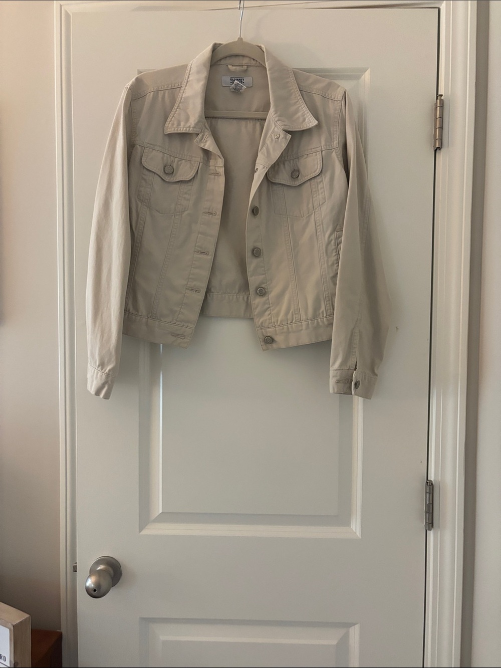 Old Navy Outlet Beige Jean Jacket
